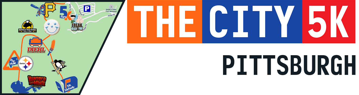 The City 5K Pittsburgh 5K Event Map